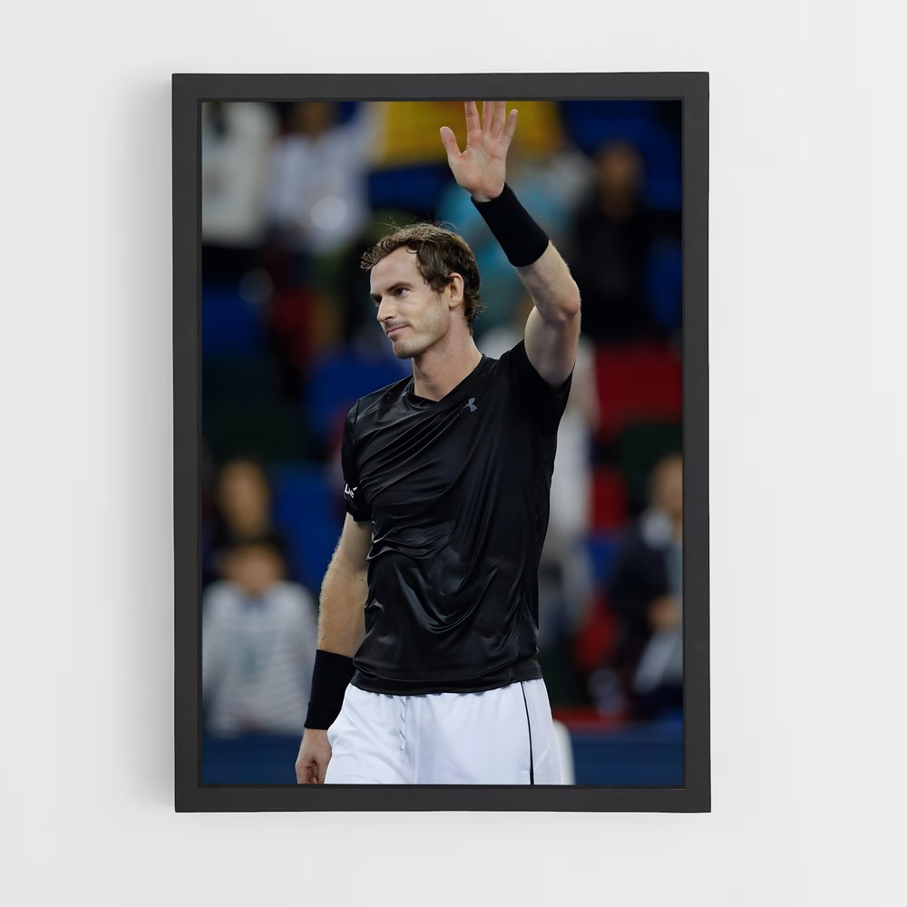 Poster Ace en Noir – affiche Tennis (vue 2)